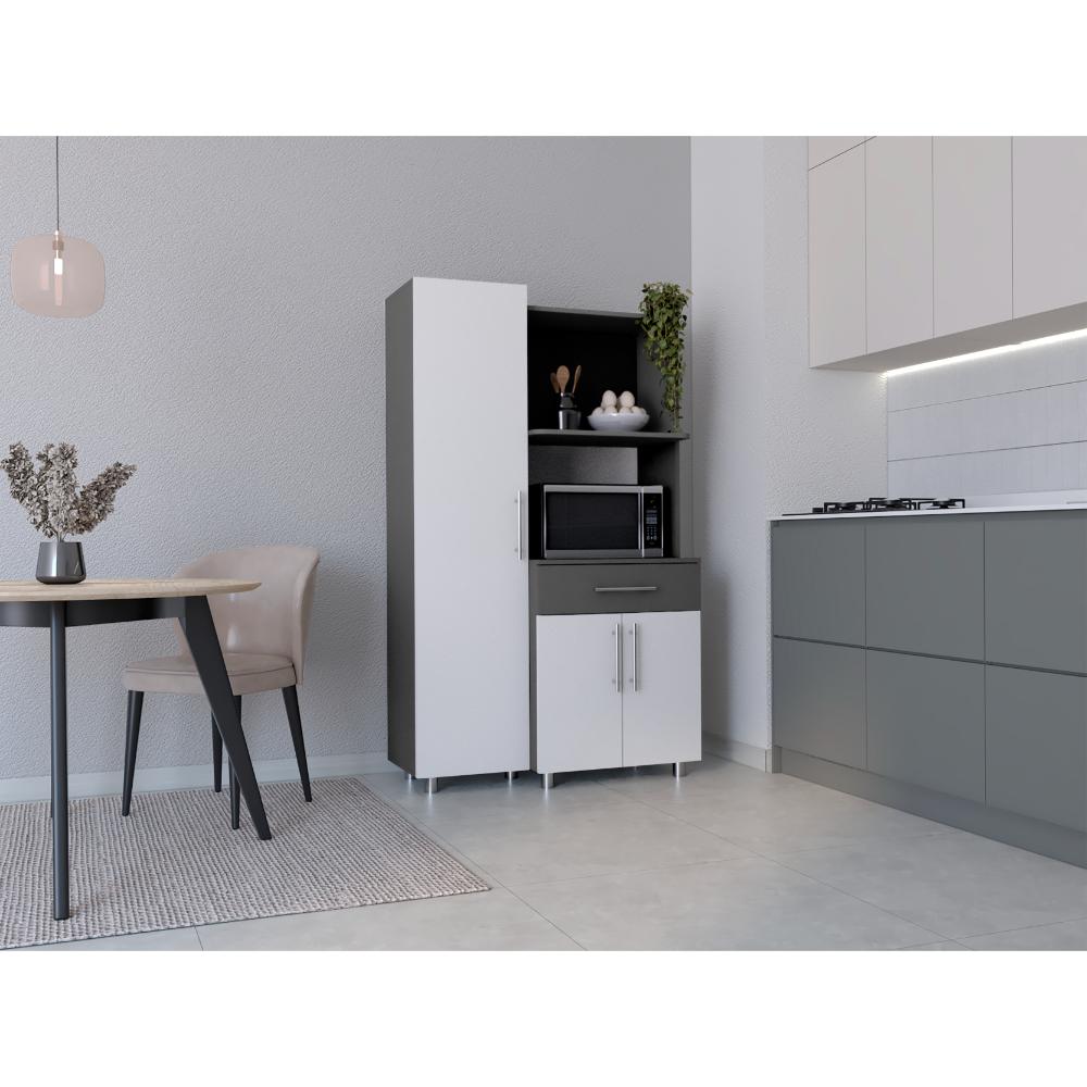 Alacena Oxaria Blanco Y Gris