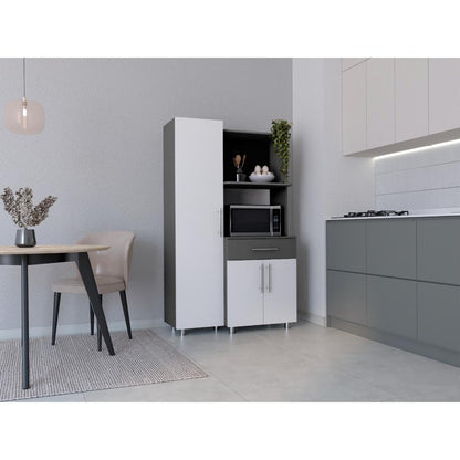 Alacena Oxaria Blanco Y Gris