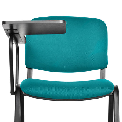 Silla Universitaria Isosceles Tapizada Brazo Fijo  verde