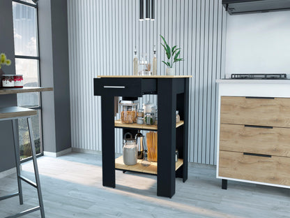 Barra De Cocina Serima  Wengue Y Duna