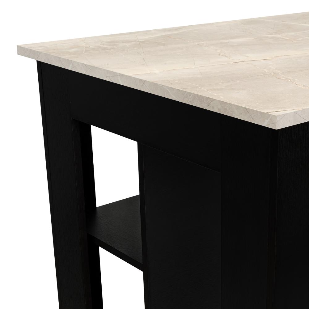 Barra De Cocina Collen, Wengue Y Gris Claro