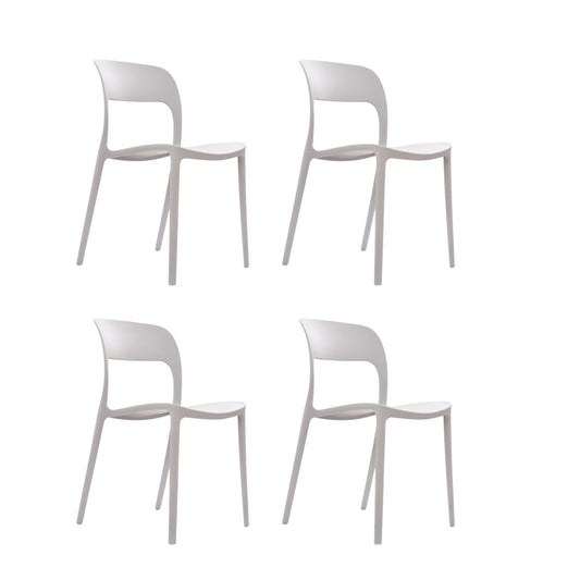 Set x4 Silla Abi Gris