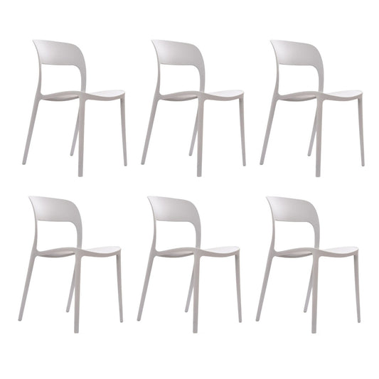 Set x6 Silla Abi Gris