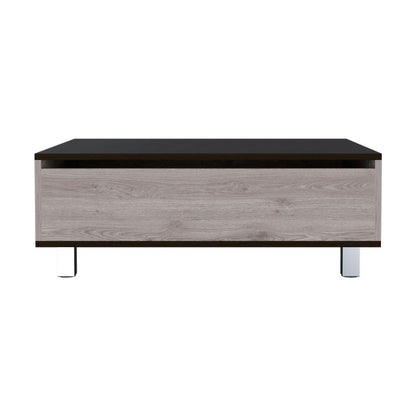Mesa De Centro Zynara 2G Ceniza + Wengue