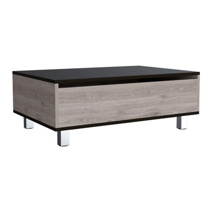 Mesa De Centro Zynara 2G Ceniza + Wengue