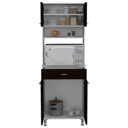 Mueble Cocina Stich Blanco Y Wengue