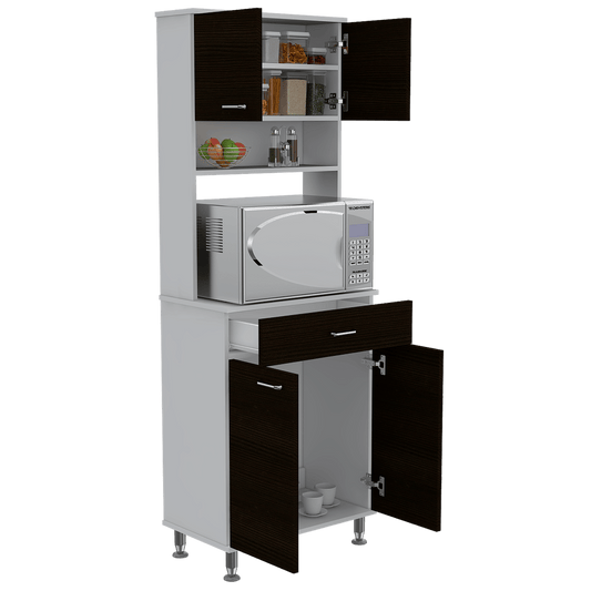 Mueble Cocina Stich Blanco Y Wengue