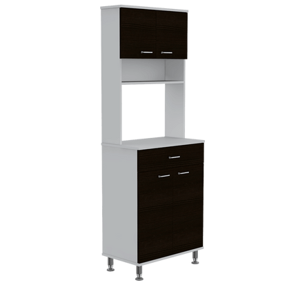 Mueble Cocina Stich Blanco Y Wengue