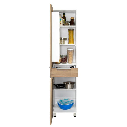 Alacena Lyvora Blanco Y Rovere