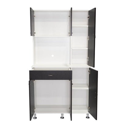 Mueble Alacena Koriva  Blanco Y Wengue