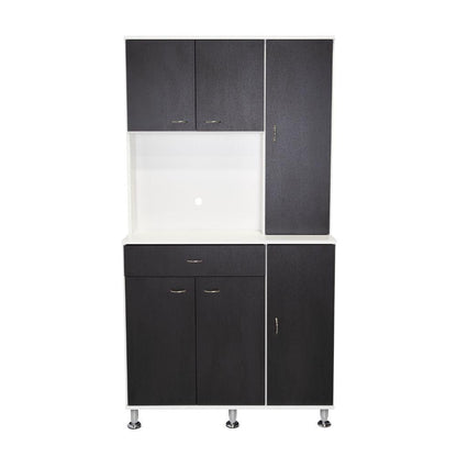 Mueble Alacena Koriva  Blanco Y Wengue