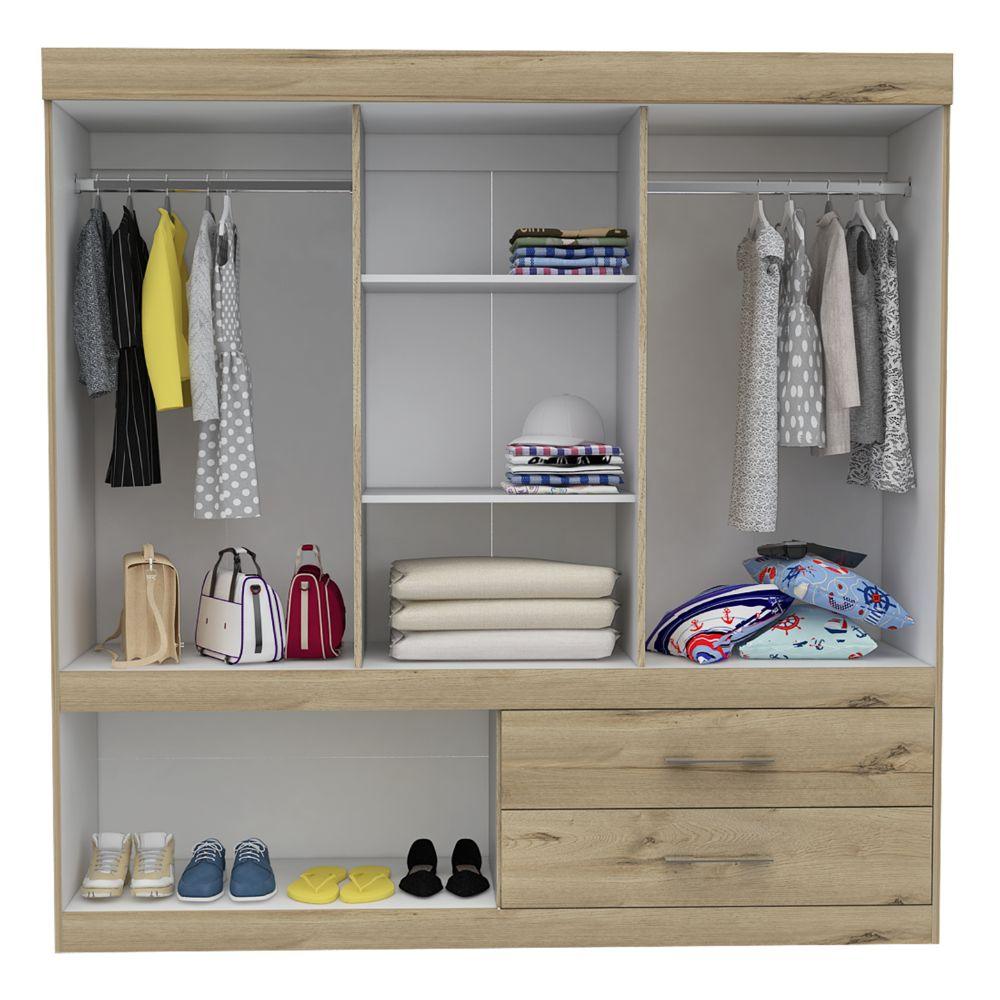 Closet Muriel 180  Duna Y Blanco