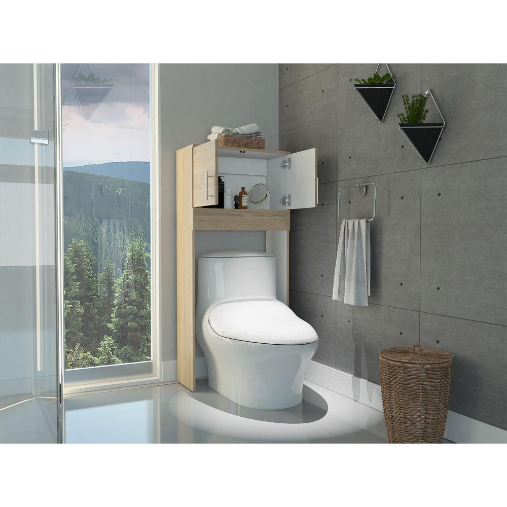 Optimizador De Baño Kaleza 300  Rovere + Blanco