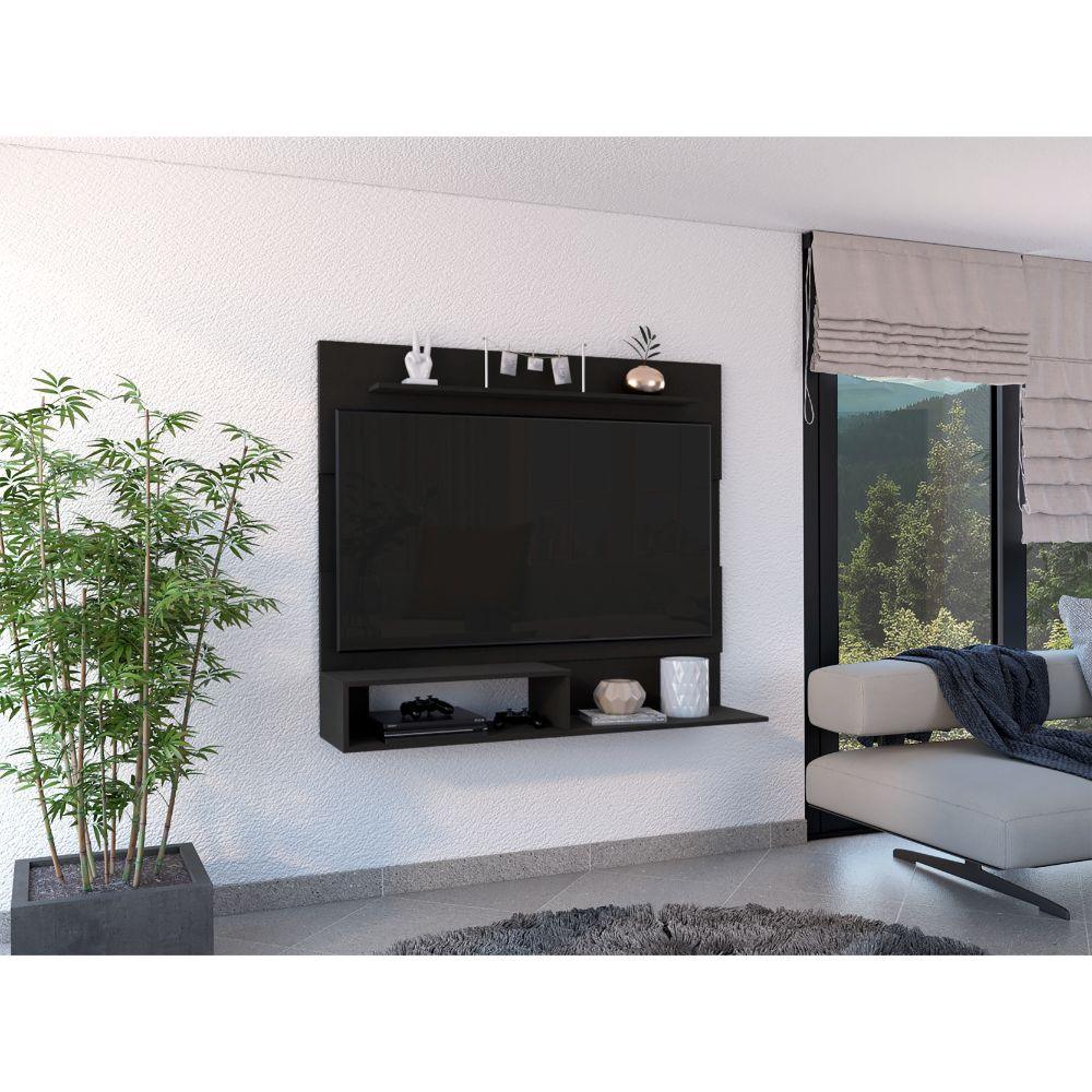 Panel De Tv Veluna Wengue Para Televisor De Hasta 55 Pulgadas