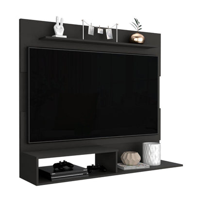 Panel De Tv Veluna Wengue Para Televisor De Hasta 55 Pulgadas
