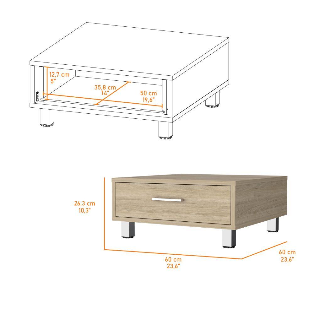 Mesa De Centro Veluna Rovere Beige