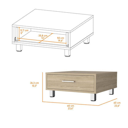 Mesa De Centro Veluna Rovere Beige
