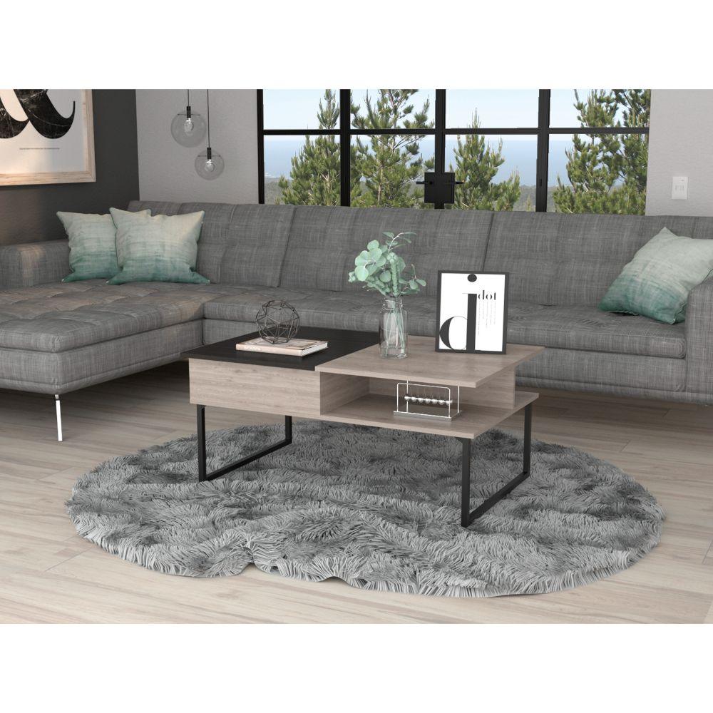 Mesa Funcional Denure 5G-3  Ceniza + Wengue