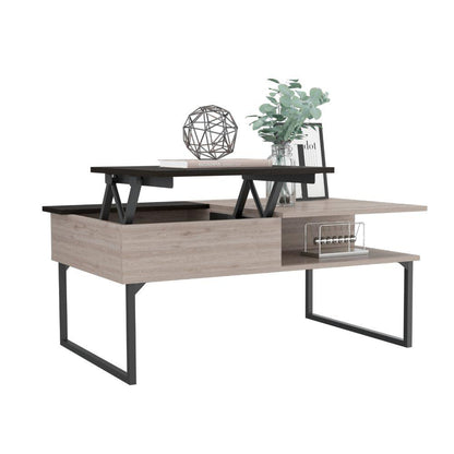 Mesa Funcional Denure 5G-3  Ceniza + Wengue