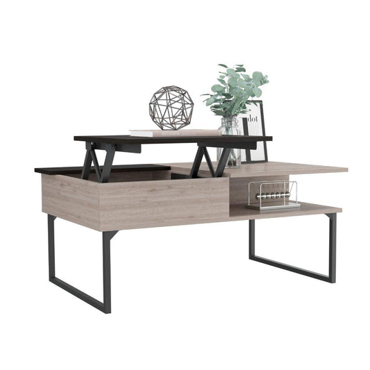 Mesa Funcional Denure 5G-3  Ceniza + Wengue