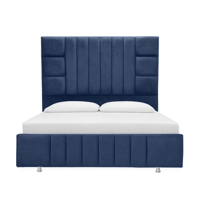 Cama King Fiora  Azul