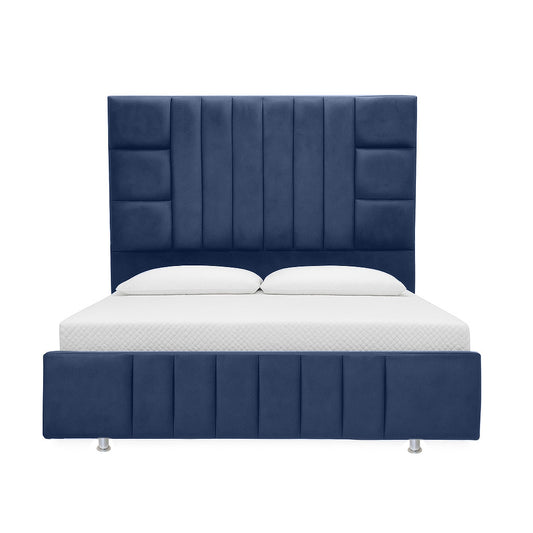 Cama King Fiora  Azul