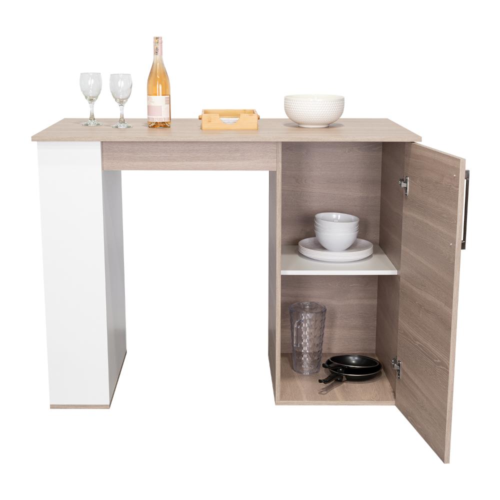 Barra De Cocina Nilenne Bardolino Y Blanco