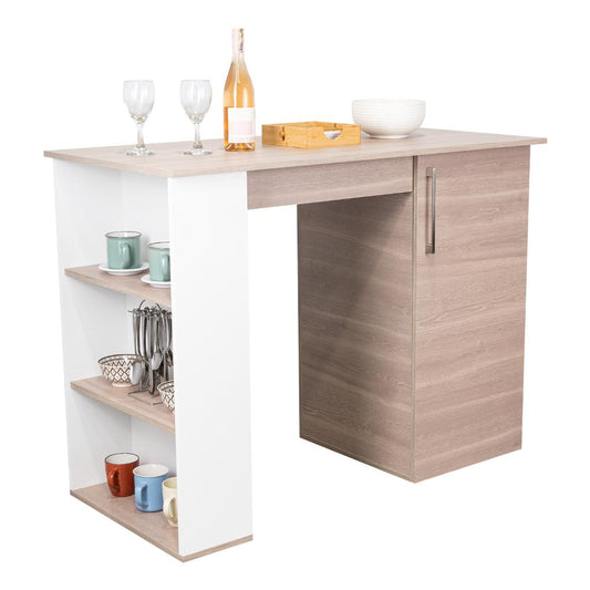 Barra De Cocina Nilenne Bardolino Y Blanco