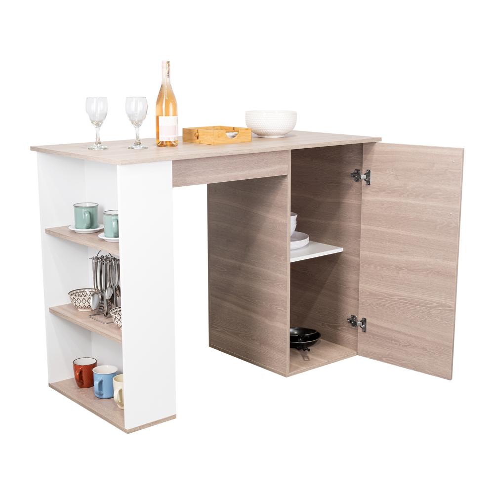 Barra De Cocina Nilenne Bardolino Y Blanco