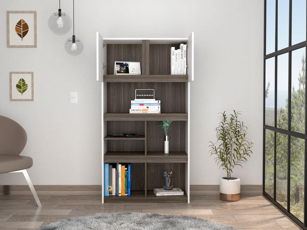 Biblioteca Solik Blanco Y Avellana