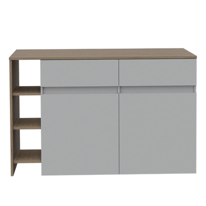 Barra De Cocina Pylom Rovere Y Blanco