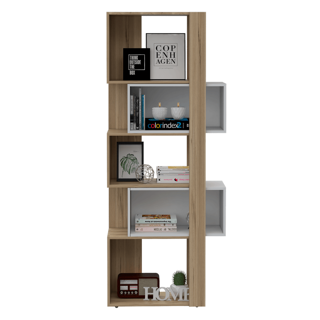 Biblioteca Velmora Duna Y Blanco