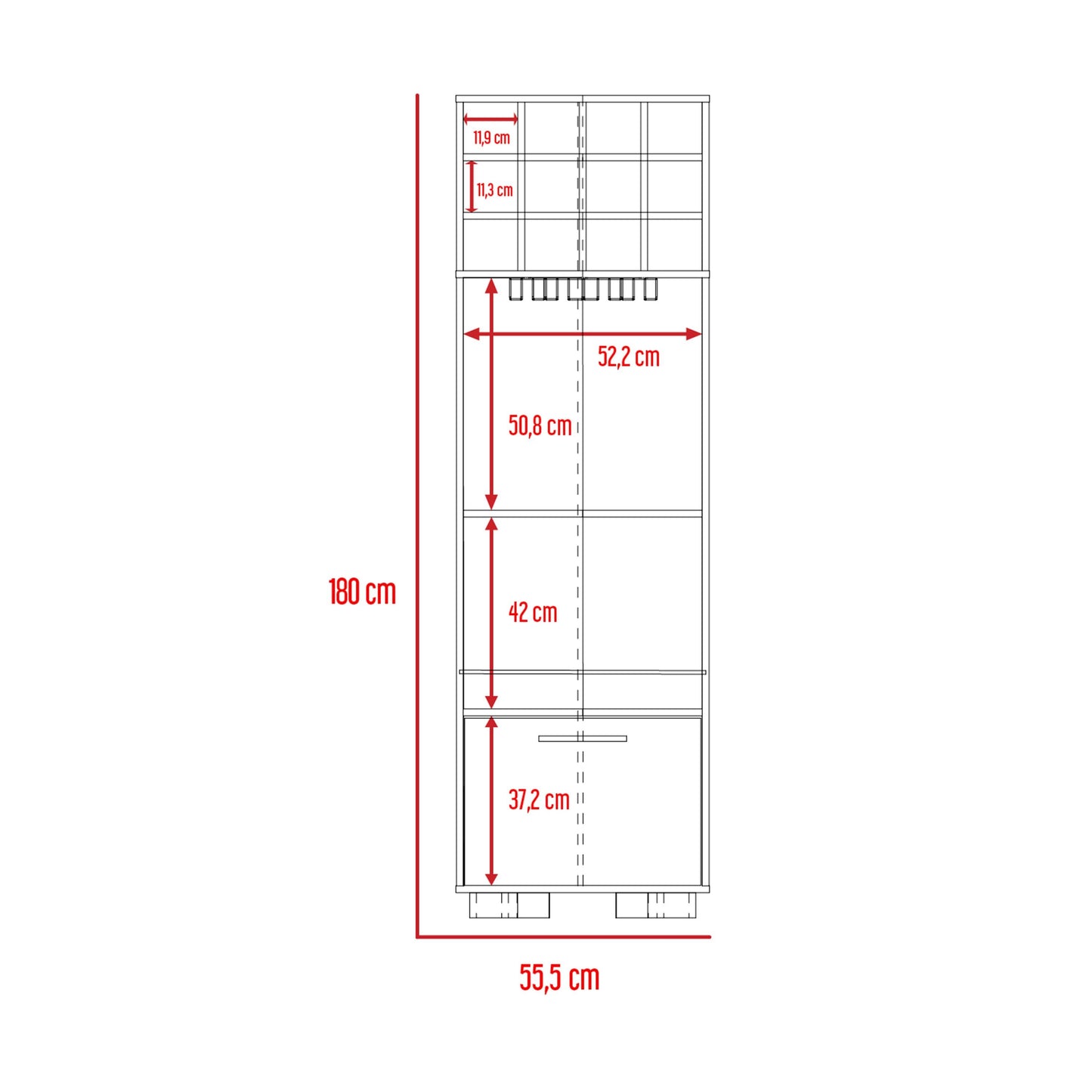 Bar Esquinero Nuvenis 180 X 55  Gales Duna