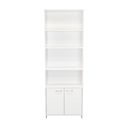 Biblioteca Omelun 1.80 Con Puertas (1C) Bl