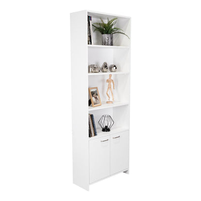 Biblioteca Omelun 1.80 Con Puertas (1C) Bl