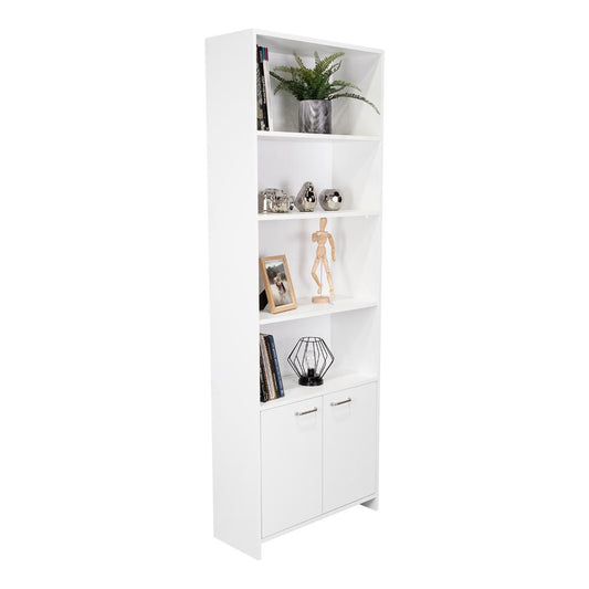 Biblioteca Omelun 1.80 Con Puertas (1C) Bl