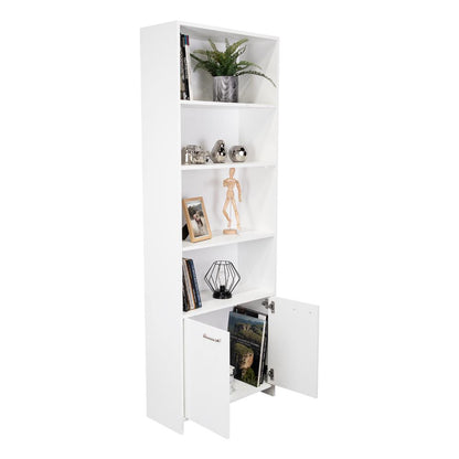 Biblioteca Omelun 1.80 Con Puertas (1C) Bl