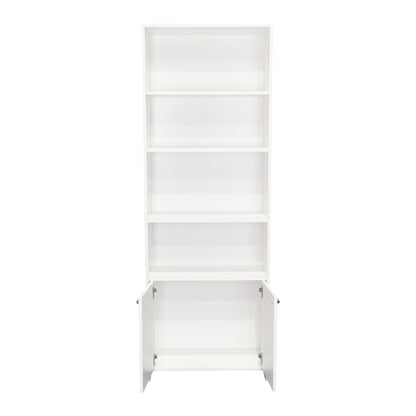 Biblioteca Omelun 1.80 Con Puertas (1C) Bl