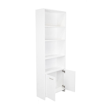 Biblioteca Omelun 1.80 Con Puertas (1C) Bl
