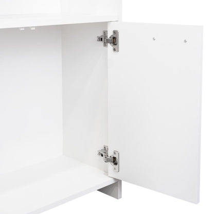 Biblioteca Omelun 1.80 Con Puertas (1C) Bl