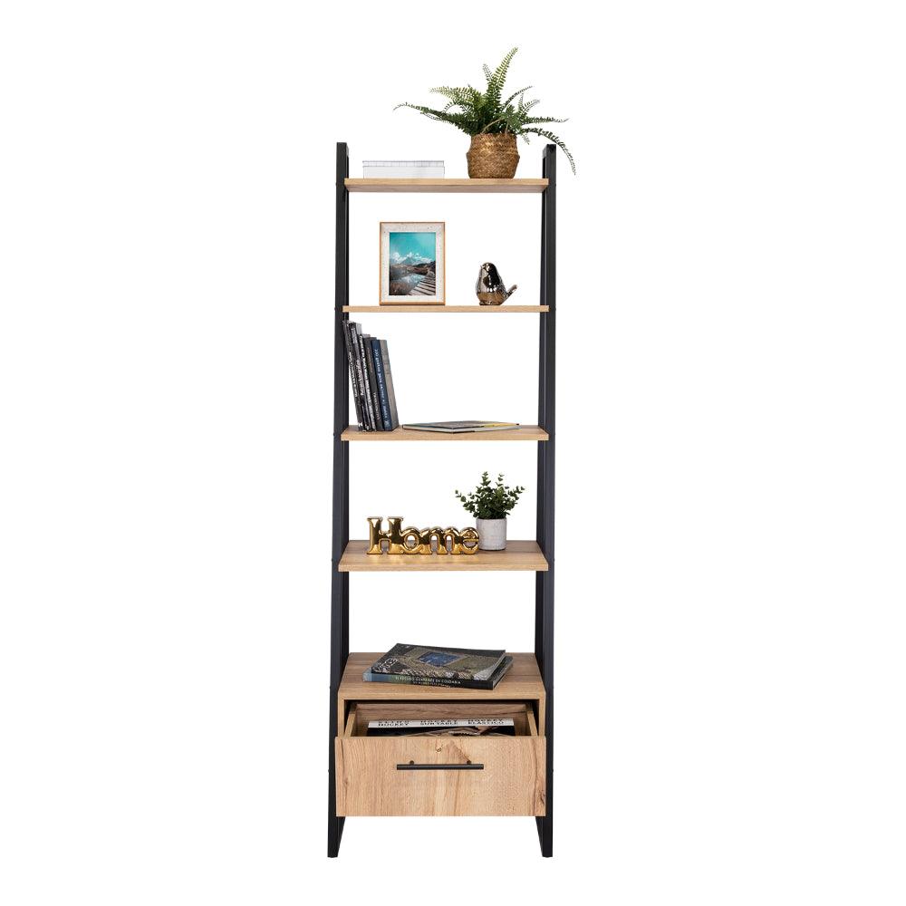 Estanteria Ferrero 1 Cajon  Duna+Estructura Metalica Negra