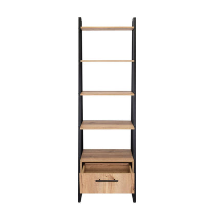 Estanteria Ferrero 1 Cajon  Duna+Estructura Metalica Negra