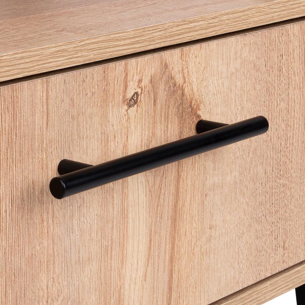 Estanteria Ferrero 1 Cajon  Duna+Estructura Metalica Negra