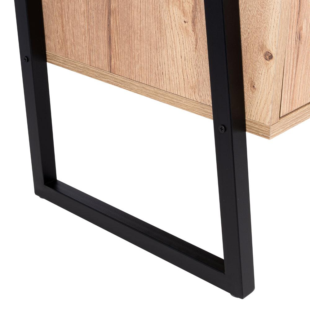 Estanteria Ferrero 1 Cajon  Duna+Estructura Metalica Negra