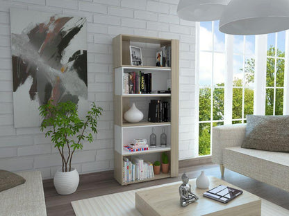 Biblioteca Veluna  Rovere  Y Blanco