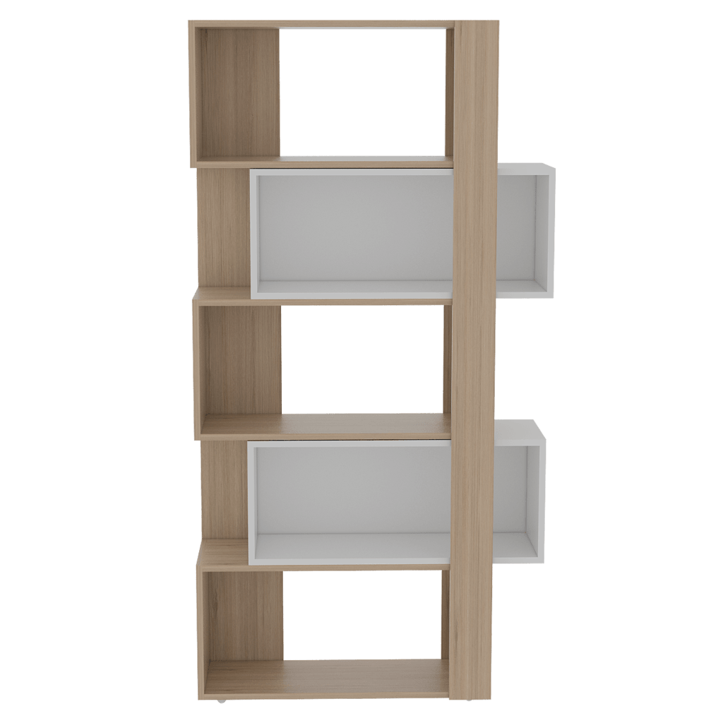 Biblioteca Veluna  Rovere  Y Blanco