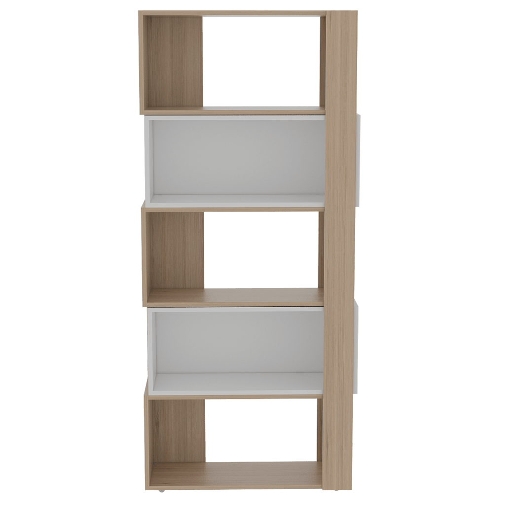 Biblioteca Veluna  Rovere  Y Blanco