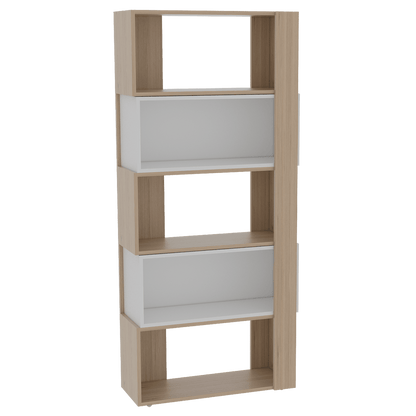 Biblioteca Veluna  Rovere  Y Blanco