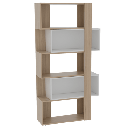 Biblioteca Veluna  Rovere  Y Blanco