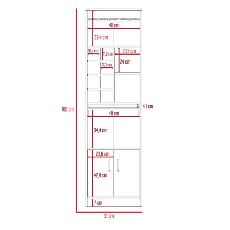 Mueble Bar Lunexa  Wengue